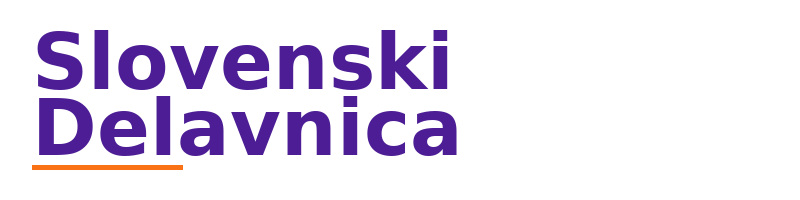 Slovenski Delavnica logo